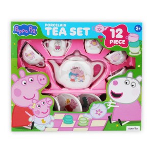Peppa Gris - Porselen tesett 12 deler