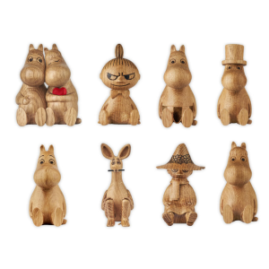 Mummi trefigurer - komplett samling 8 figurer