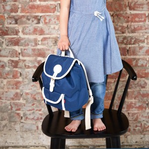 Blafre barnesekk - 6L mørk blå