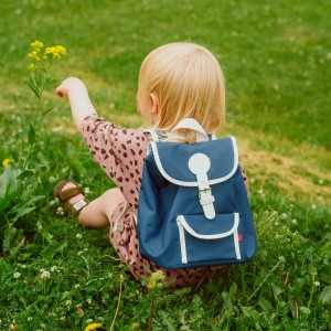 Blafre barnesekk - 8,5L mørk blå