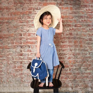 Blafre barnesekk - 8,5L mørk blå