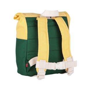 Blafre rullesekk - 7L mørk grønn/lys gul