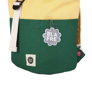 Blafre rullesekk - 7L mørk grønn/lys gul