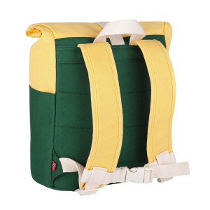 Blafre rullesekk - 9,5L mørk grønn/lys gul