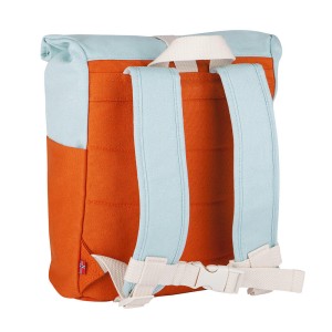 Blafre rullesekk - 9,5L oransje/lys blå