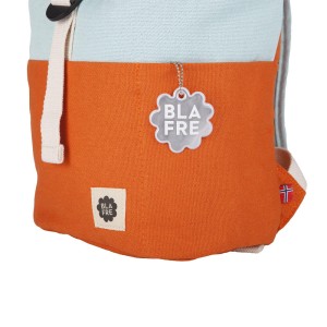 Blafre rullesekk - 9,5L oransje/lys blå